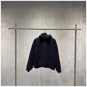 <span class=keywords><strong>Sweat</strong></span> à capuche unisexe ample et épais 400g, style vintage délavé, rétro, streetwear décontracté pour homme urbain - Product Image 4