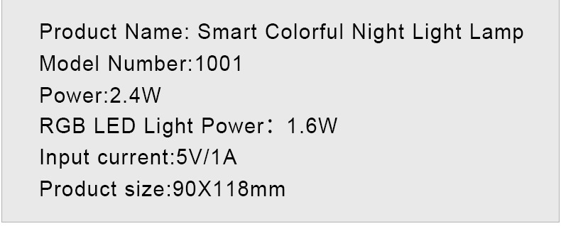 Rechargeable Smart LED Touch Control Night Light Induction Dimmer Intelligent Bedside Portable Lamp Dimmable RGB Color Change