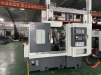 Máquina de Fabricación Flexible de Servicio Mediano con Doble Husillo Vertical LICHI LC-Z46S GSK CNC con 12 Estaciones de Herramientas - ¡Precio Sorpresa!