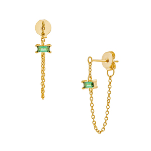 Pendientes de borla CANNER para mujer, estilo mariposa, circonita roja, aretes grandes de seda con cuentas, cadena larga, borlas con flecos - Product Image 4