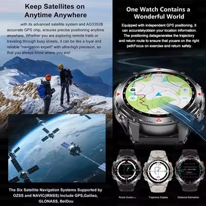 Reloj Inteligente HT37 con GPS, Pantalla AMOLED Redonda, Rastreador de Actividad Física, Reloj de Pulsera con Navegación para Correr y Hacer Senderismo - Product Image 1