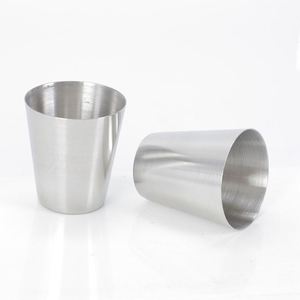 Vasos de Chupito de Acero Inoxidable de 1oz, Vasos Metálicos para Beber, Ideales para Camping, Viajes, Café, Té, Whisky, Licores, Regalo - Product Image 3