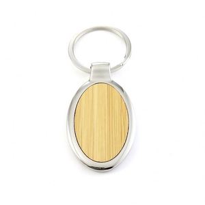 Porte-clés en bambou transfrontaliers en gros, directement du fabricant, pour cadeaux promotionnels et publicitaires d'entreprise - Product Image 6