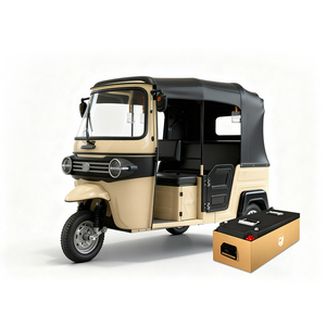 MIYAJI Tuk-tuk/Triciclo Elettrico Passeggeri con Carrozzeria Chiusa 1+3 Posti 50-70Km/h Supporta Sostituzione Batteria Ricarica Rapida Multiuso - Product Image 6