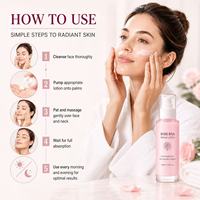Lotion réparatrice pour le visage à la rose RNA, personnalisable avec votre propre marque, pour tous types de peaux