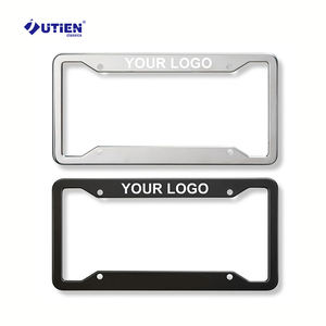 米国標準カスタムプラスチック車のナンバープレートフレーム番号タグホルダーロゴ車のナンバープレートフレームデザインナンバープレートカバー - Product Image 4