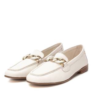 Carmela Donna Mocassino 161561 Ghiaccio Zapatos Planos para Mujer, Mocasines de Cuero Blanco - Product Image 4
