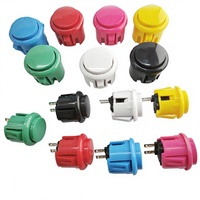Neo Geo Kit d'arcade bricolage Sanwa Hitachi contrôleur Micro interrupteur 24mm 30mm bouton poussoir en plastique Joystick usage domestique batterie anglaise