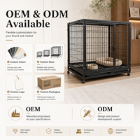 Nouvelle cage pliable renforcée et robuste pour animaux de compagnie, en fil de fer, pour intérieur et extérieur, avec plateau en plastique, modèle 2026