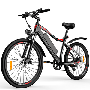 Moto électrique tout-terrain économique, longue portée, charge rapide, légère, batterie lithium 350W 48V 12Ah, cadre en alliage d'aluminium 7 vitesses - Product Image 2