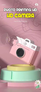 Fotocamera Digitale Istantanea Q8 per Bambini con Sensore CMOS, Schermo LCD Rotante da 2,4", Stampante Fotografica - Regalo di Natale e Compleanno - Product Image 3