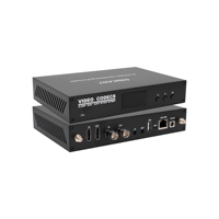 Codificador SDI a IP SRT de 2 Canales 4K HD 1080P 60 Fps, Transcodificador Decodificador IP a HD SDI