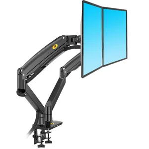 Soporte de escritorio de doble Monitor ajustable, soporte de pared Universal automático para Tv