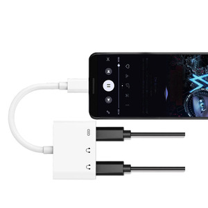 Thương Hiệu Mới Ba-Trong Một C <span class=keywords><strong>USB</strong></span> C Hub <span class=keywords><strong>Adapter</strong></span> Đối Với Samsung Oppo Đối Với Xiaomi Giảm Tiếng Ồn Cáp Âm Thanh Sạc <span class=keywords><strong>3.5</strong></span> Mm Jack Bao Gồm - Product Image 3