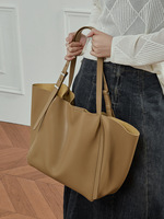 Nouveau Sac Fourre-tout Rétro en Cuir Véritable Grande Capacité pour Femme, Tendance Coréenne, Sac à Bandoulière Unique Mère-Enfant 2026