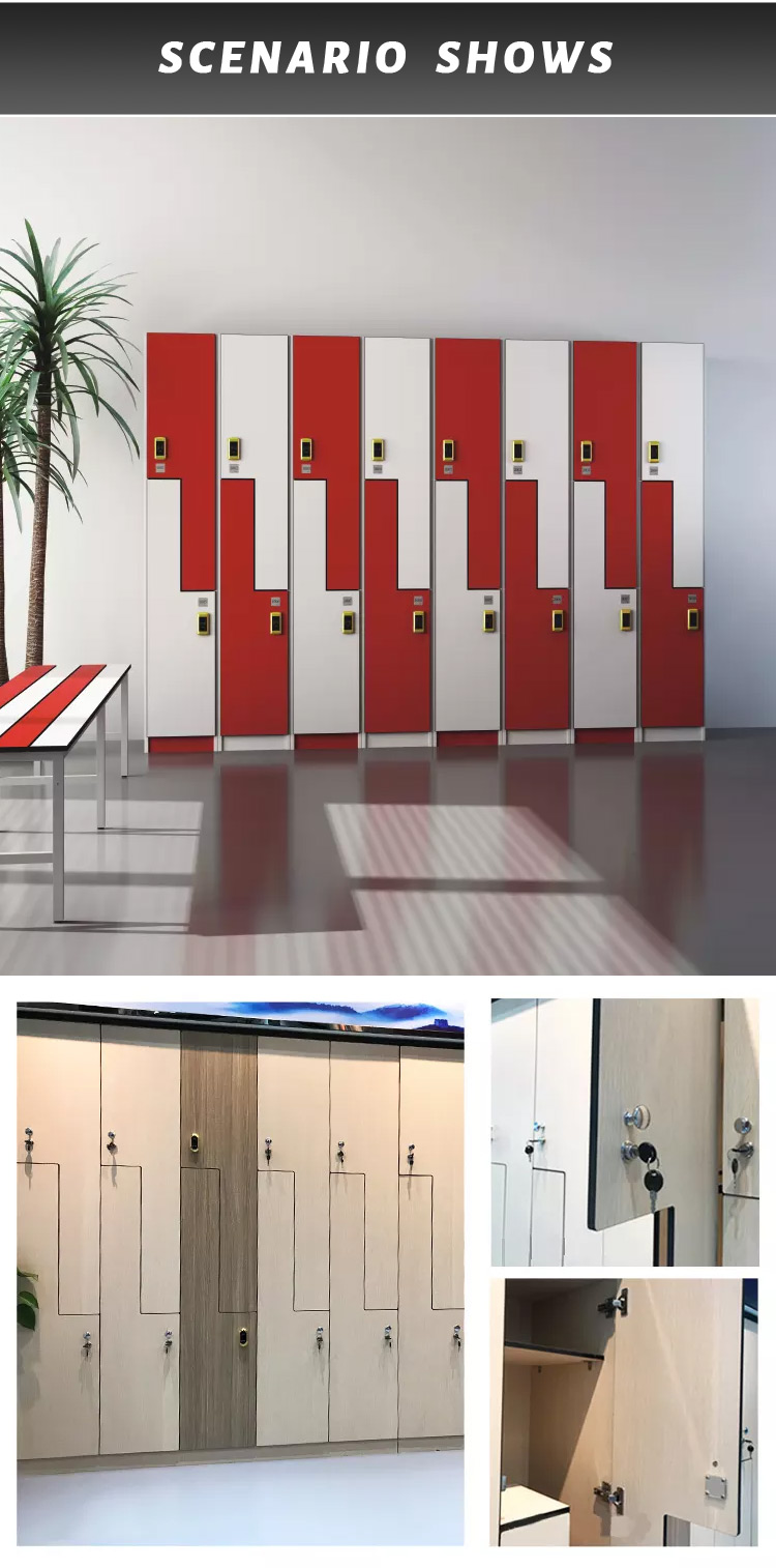 Cartmay Office Indoor Self Luggage Clothing Storage  Cabinet Units 3 Tier Locker