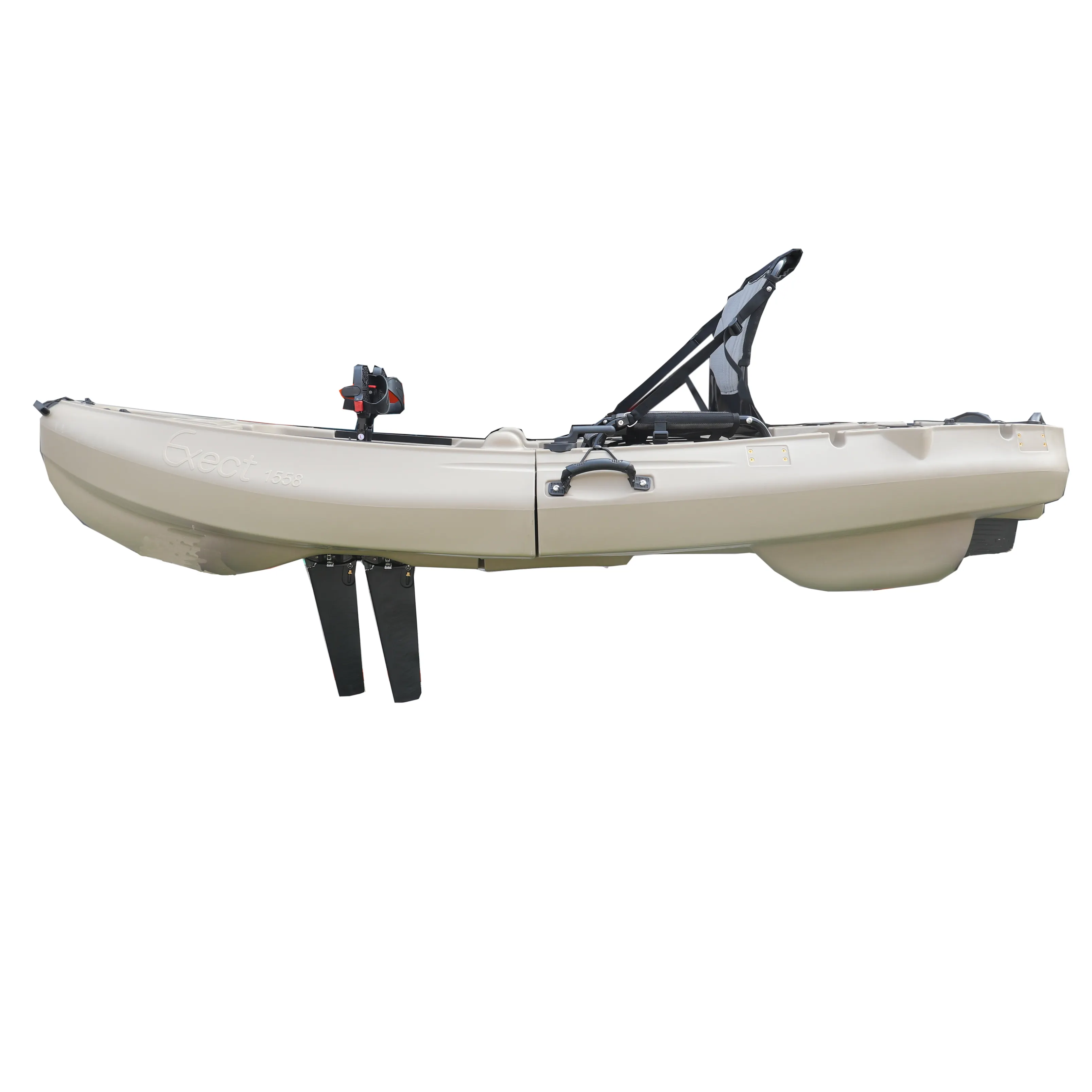 China Oem logo Single Fishing Speed Canoe/kayak Rowing Boats Sit on Top Touring Kayak