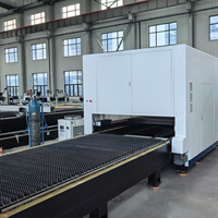 Machine de découpe laser à fibre industrielle encastrée avec table d'échange, certification CE pour le marché européen et australien