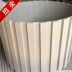 Panneaux muraux flexibles en apprêt blanc vague 3D Panneaux de pliage en <span class=keywords><strong>MDF</strong></span> Panneaux à motifs - Product Image 3