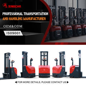 Apilador de paletas ajustable de 2T y 3,5 m con horquillas de elevación, carretilla elevadora eléctrica tipo soporte para caminar - Product Image 5