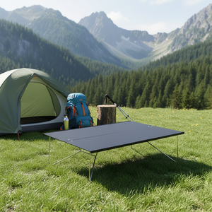 <span class=keywords><strong>Mesa</strong></span> Plegable Moderna para Exteriores, Portátil, Ligera, Táctica, de Aleación de Aluminio, Simple, Pequeña, para Camping - Product Image 2