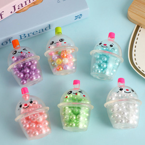 ของเล่นบีบคลายเครียดรูปแก้วชานมไข่มุกแบบเด้งคืนรูปช้า - Product Image 2