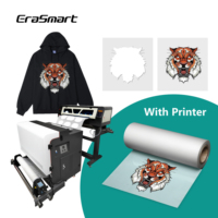 Eraasmart A3 A4 DTF, Lámina PET para Transferencia de Calor, Papel de Transferencia de Calor de Una o Dos Caras, Hojas para Impresora de Baja Temperatura para Película DTF A3 A4