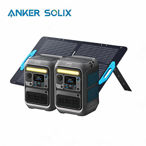 Lightweight Anker SOLIX C300 288Wh LiFePO4 Portable Power Station 300W Surge 600W <b>Solar</b> Charging <b>Generator</b> For Camping Fishing - Product Image 1