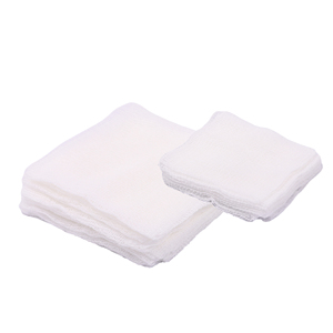 Gasa Médica de Algodón Natural Doble 10x10 Resistente a Desgarros al por Mayor, No Esterilizada - Product Image 1
