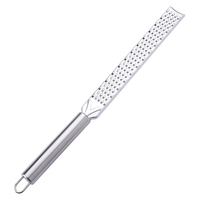 Râpe de cuisine 20 cm en acier inoxydable pour citron, agrumes, gingembre, ail, chocolat, fromage et épices