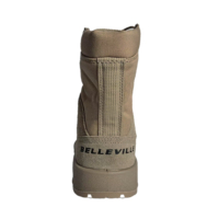 PUPU botte de randonnée en plein air fermeture éclair Style cuir tissu formation anti-dérapant fonctions couleur sable pour hommes