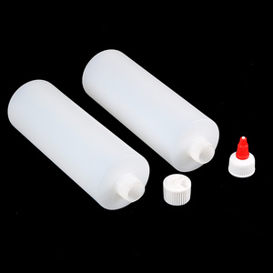 Bouteille Distributrice Cylindrique en Plastique Vide de 500 ml pour Emballage de Liquides et Huiles Domestiques - Product Image 4