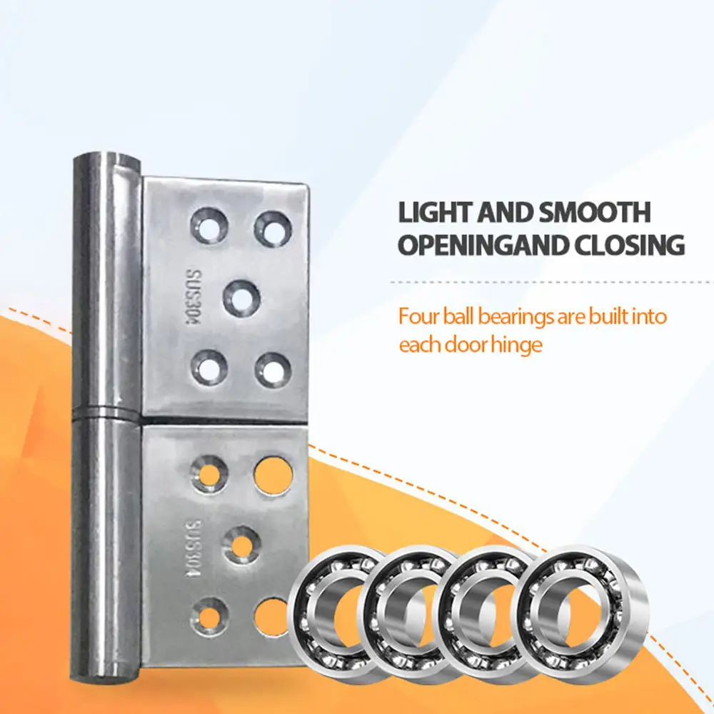 Manufacturer Stainless Steel Doors And Windows Detachable Flag Hinge adjustable concealed and hidden Lift-off Butt Door Hinges