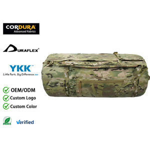 Bolsa de Lona Táctica Impermeable de 95L, Camuflaje, para Viajes y <span class=keywords><strong>Asalto</strong></span>, con Asas Reforzadas para Todo Tipo de Clima y Actividades al Aire Libre - Product Image 1