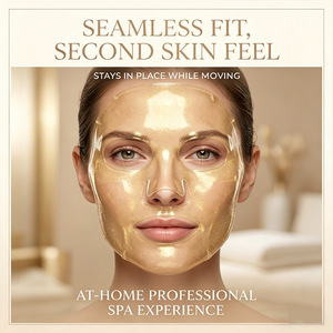 Gold Foil Collagen Mask Hydrogel Sheet Moisturizing Revitalizing All Skin Types - Product Image 3