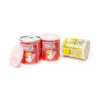 Cylindre recyclable Kraft papier peut pour Snack Pet alimentaire Nutrition suppléments emballage Kraft papier Tube pour collagène