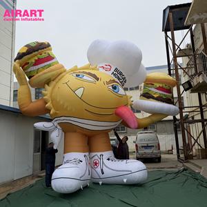 Sculpture de <span class=keywords><strong>burger</strong></span> gonflable personnalisée avec logo pour événements et expositions - Product Image 5