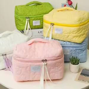 THK0424 Nouveau sac à cosmétiques de grande capacité Sac de rangement portable étanche LOGO personnalisé Trousse de toilette légère et durable - Product Image 1