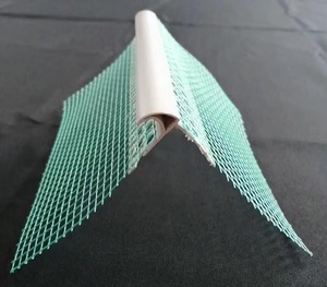 Profil d'angle en PVC avec maille de fibre de verre, résistant aux fissures, pour plâtre extérieur, cornière de plâtre pour bâtiment - Product Image 4