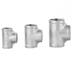 Factory Direct Sale Stainless Steel Pipe Fitting Tee Hot Sale Customized Male Female Pipe Fittings