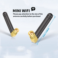 Antenne externe WiFi double bande de haute qualité, vente chaude, 5 GHz 5,8 G, omnidirectionnelle, petite antenne WiFi Bluetooth mini RP SMA double