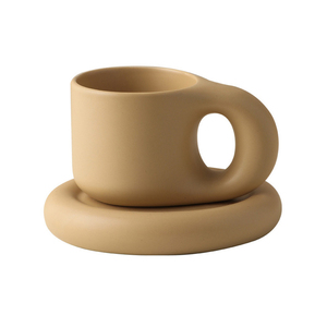 Tazas de Café al por Mayor, Juego de Tazas de Café con Bandeja, Taza de Té, Estilo Nórdico, Cerámica - Product Image 4