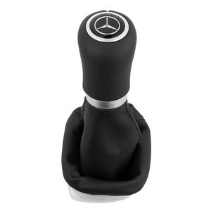 Mercedes-Benz Leather Gear <b>Shift</b> <b>Knob</b> Black Ergonomic Design For Mercedes-Benz Vehicles - Product Image 1