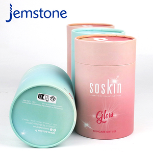 Tube en papier pour l'artisanat, matériaux recyclés biodégradables, boîte cylindrique en carton pour les soins de la peau, tube en papier - Product Image 4