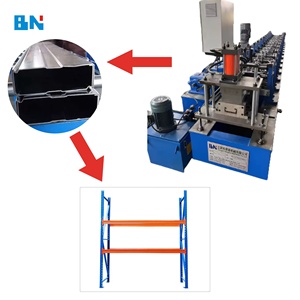 Sistema De Prateleira De Metal Racking <span class=keywords><strong>Beam</strong></span> Roll Forming Machine Automatic C Channel Vertical <span class=keywords><strong>Beam</strong></span> Making Machine