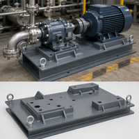 Placa de Montaje para Bomba de Engranajes OEM Personalizada con Certificación ISO9001 |   Fabricación Soldada de Acero Inoxidable de Alta Resistencia, Anticorrosión para Fluidos