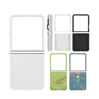 Étui de téléphone mobile vierge en TPU + PC 2-en-1 à double couche, robuste et imprimé par sublimation 3D pour Samsung Galaxy Z Flip 7