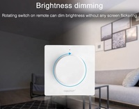 Miboxer K1 Panneau de commande magnétique rotatif sans fil avec télécommande, portée 30M, garantie 2 ans pour la luminosité et la température de couleur
