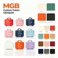 Valise à main personnalisée, boîte à maquillage de 14 pouces, petite valise, mini coffret cadeau pour femme, petite valise légère avec serrure à combinaison, valise de voyage