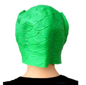 Halloween Green Fish <strong>Mask</strong> Funny Latex Animal Full Head Realistic <strong>Masks</strong> <strong>Fancy</strong> <strong>Dress</strong> for Carnival Costume Party Cosplay Prop - Product Image 2